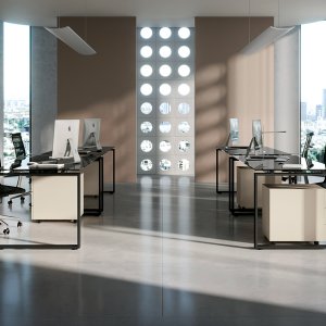 Mirage fabric of the Loft acoustic screen