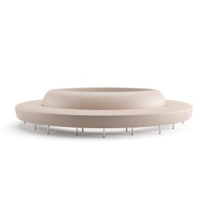 Center module of the Arper Loop sofa