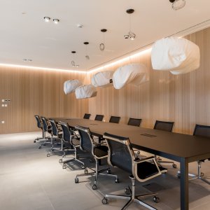 Executive office furnished with Luxy Nulite chairs