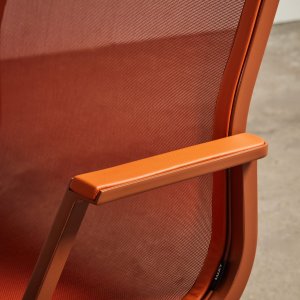 Leather side insert on the mesh of the Nulite