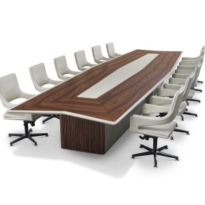 Top in wood with saddle leather centre