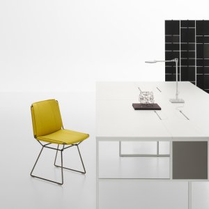PC stand with castors from the 20.Venti range by MDF Italia