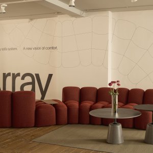 Straight run of the mdf italia Array system