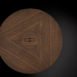 Huddle corner with 120 cm round Metar table