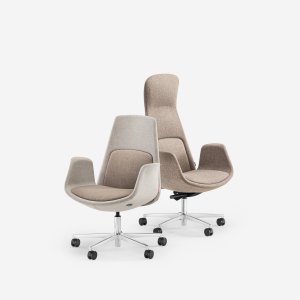 Nordic chair by Baldanzi & Novelli with high backrest