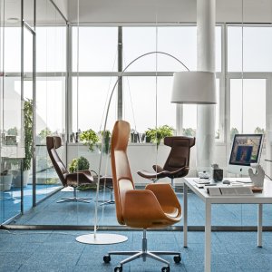 Two-tone Nordic with contrasting cushions