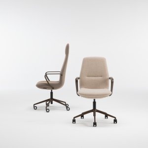 Milani Synua presidenziale executive chair with high backrest