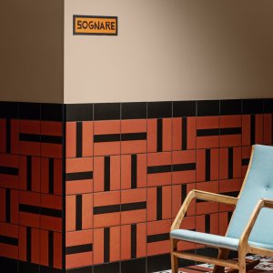 Glazed porcelain Rhombus White tile from Mattonelle Margherita by Mutina