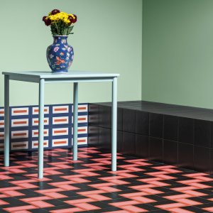 Marghe Half White half-format tile, Mattonelle Margherita by Mutina