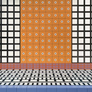 The Spring Pink pattern from Mutina's Mattonelle Margherita collection