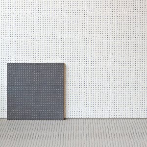 Pico by Mutina porcelain in Down Natural Blanc with recessed dots