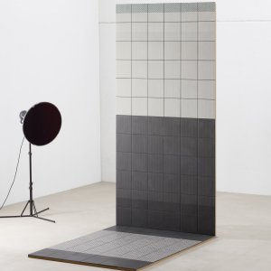 Mesh White pattern from Tape by Mutina on the white base