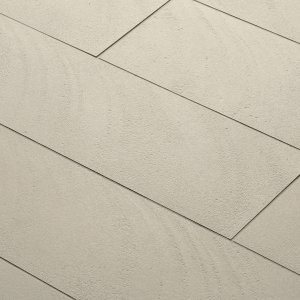 Otto by Mutina glazed porcelain planks in Salvia on a lobby floor