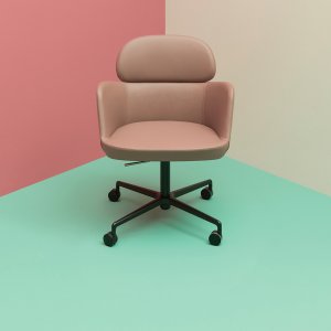 Ester conference chairs by Pedrali in an Italian-designed boardroom