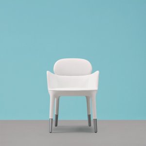 Ester 698 bar stool with a 0.8 in steel footrest