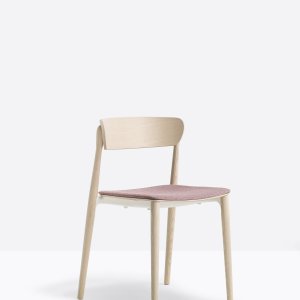 Walnut veneered backrest