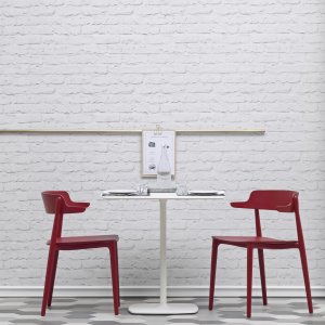 Nemea armrests at table height