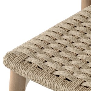 Hand-woven cellulose rope seat of the Nemea 2827