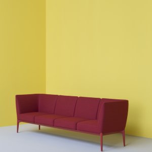 Social Plus corner unit at the end of a linear composition