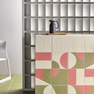 Hand-painted effect surface of Puzzle