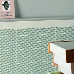Cobble Brown pattern from the Tape collection in glazed stoneware