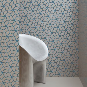 Botanica White Glossy brilliant mosaic