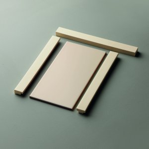 Boardroom wall in Motivo Graphite with Terminale cap