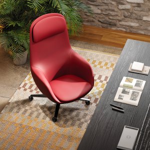 Radar armchair Extra Large with a 48 inch backrest