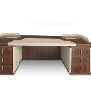 One-leg Royal desk resting on the pedestal
