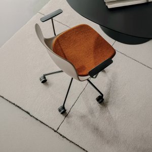 Seela stool at counter height by Lapalma