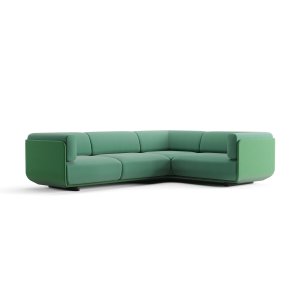 Removable covers on the deep cushions of Shaal