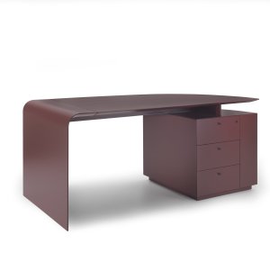 Executive composition with desk, sideboard and cabinet