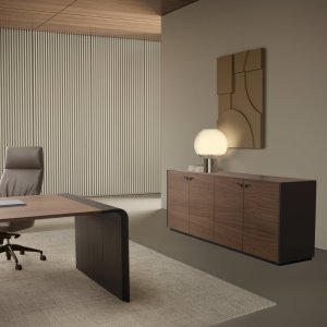 Black stained beech plywood drawer interior
