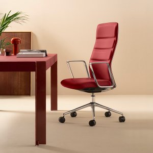 Upholstered rear of the backrest on That’s it Executive