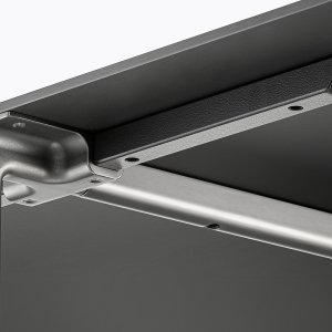 Toa Folding Screen on a workstation, folded into an S