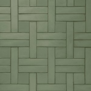 Exterior floor in Weaving Green