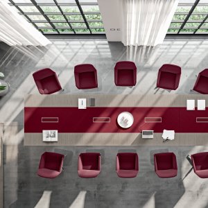 Pair of X10 coffee tables from the Quadrifoglio collection