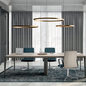 Corner office furnished with the X9 series