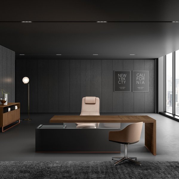 About Office executive floor designed in 3D for a U.S. office