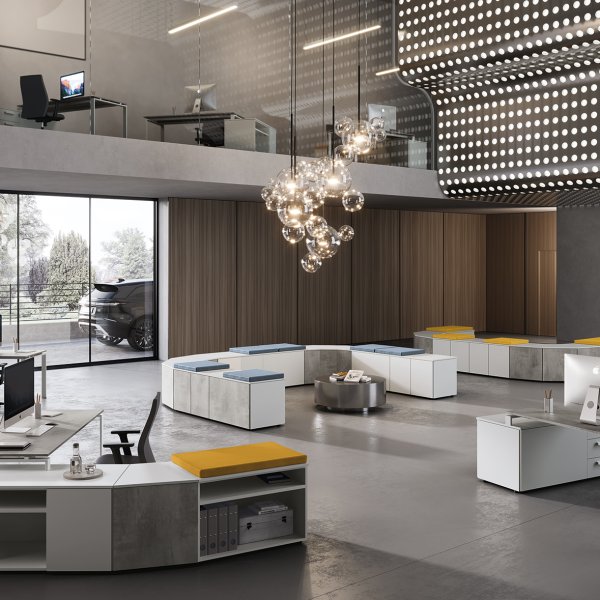 Bright Colombini Office workspace designed around employee wellbeing