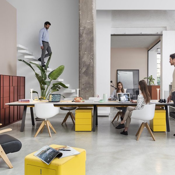 Dieffebi steel storage as office infrastructure in a US project