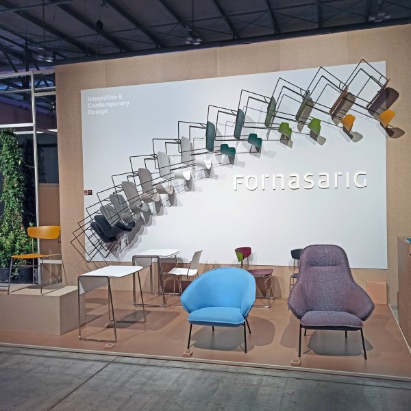 Fornasarig chairs and tables for hotels conference rooms and lounges