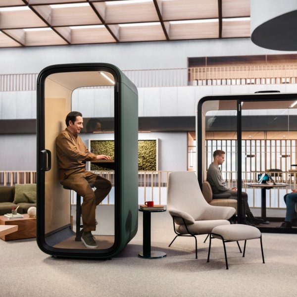 Framery soundproof pod in a corporate office