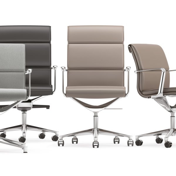 US office with ANSI/BIFMA certified ICF Office task and executive chairs